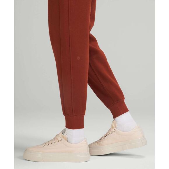 LULULEMON Scuba High-Rise Jogger Date Brown Cotton Terry Active Women's 4 - Picture 7 of 12